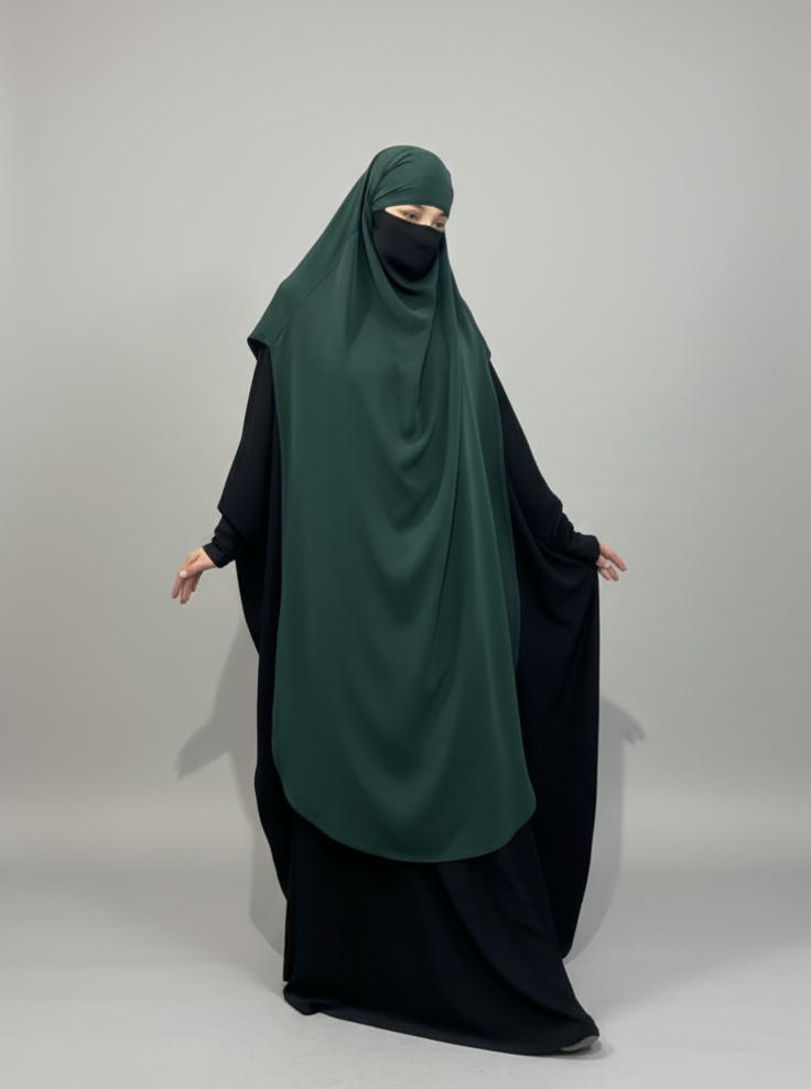 AL MASTURAH OPENED SIDES KHIMAR (3 lengths / all colours )