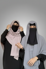 MALAYSIAN KHIMAR HIJAB 2 in 1  premium