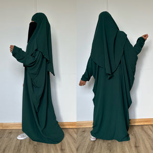 THE SIMPLY HAYYA SET (butterfly abaya + Khimar )