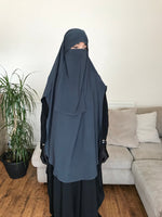 HALF NIQAB CREPE PREMIUM (all colours )