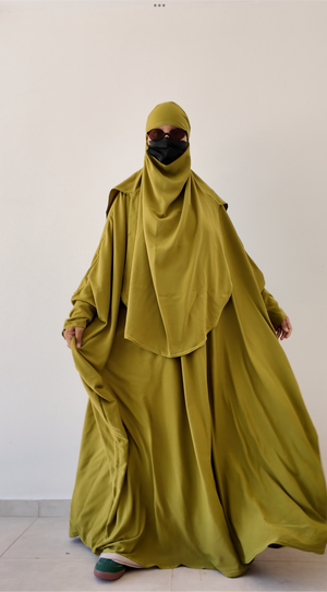AL MASTURAH ABAYA ZIPP DELUXE ( all colours) premium