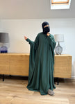 AL MASTURAH ABAYA ZIPP DELUXE ( all colours) premium
