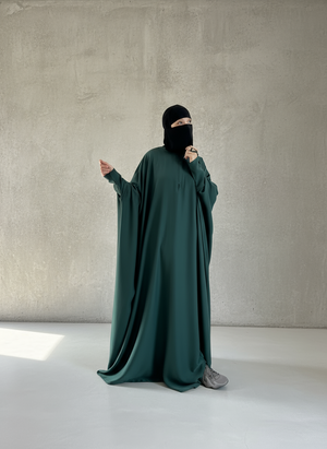 AL MASTURAH ABAYA ZIPP DELUXE ( all colours) premium – MADINA PARIS