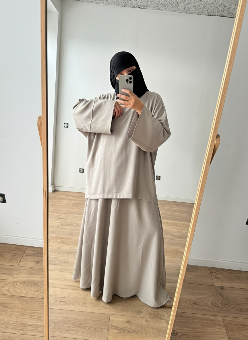 ANA SUIT SET  (medium fabric )