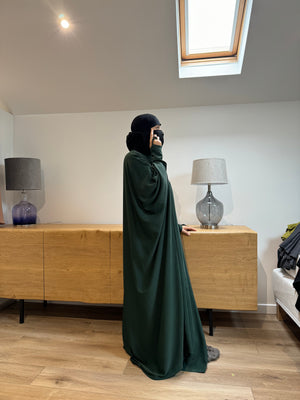AL MASTURAH ABAYA ZIPP DELUXE ( all colours) premium
