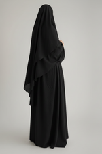 SET ABAYA + KHIMAR 2 LAYERS SUSU