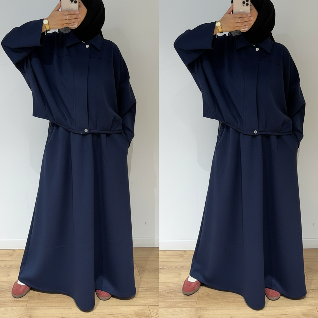 THE JACKET SET JARA (jacket + skirt) premium