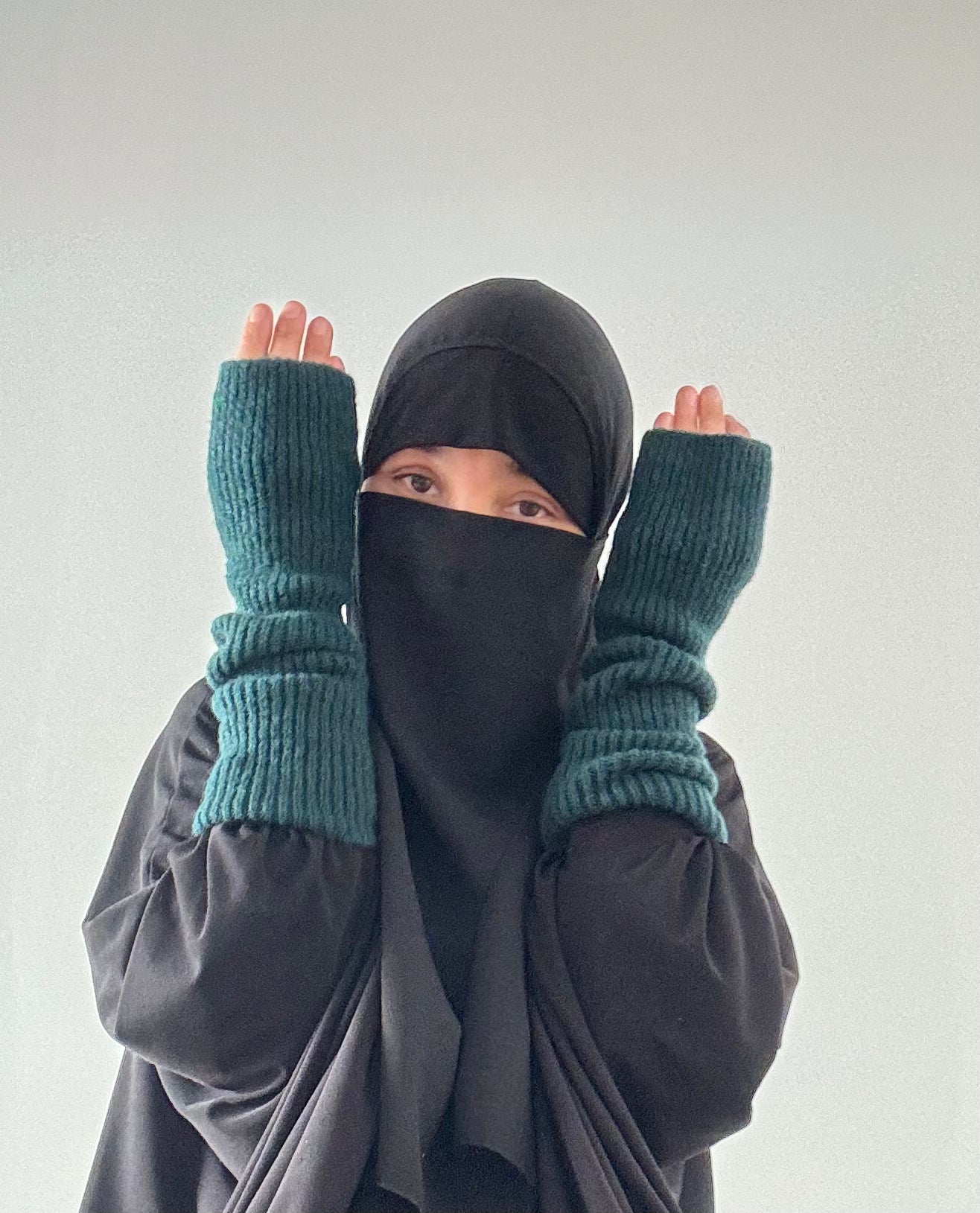 DOUDOU SET WOOL BEANIE & MITTENS KNIT