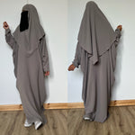 THE SIMPLY HAYYA SET (butterfly abaya + Khimar )