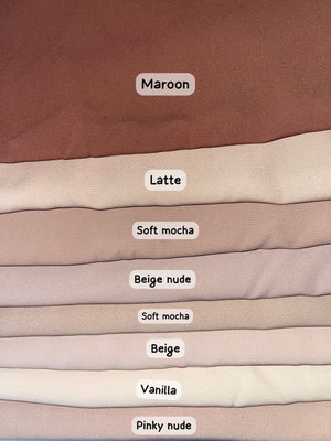 MEDINA SILKY HIJAB PREMIUM (all colours)