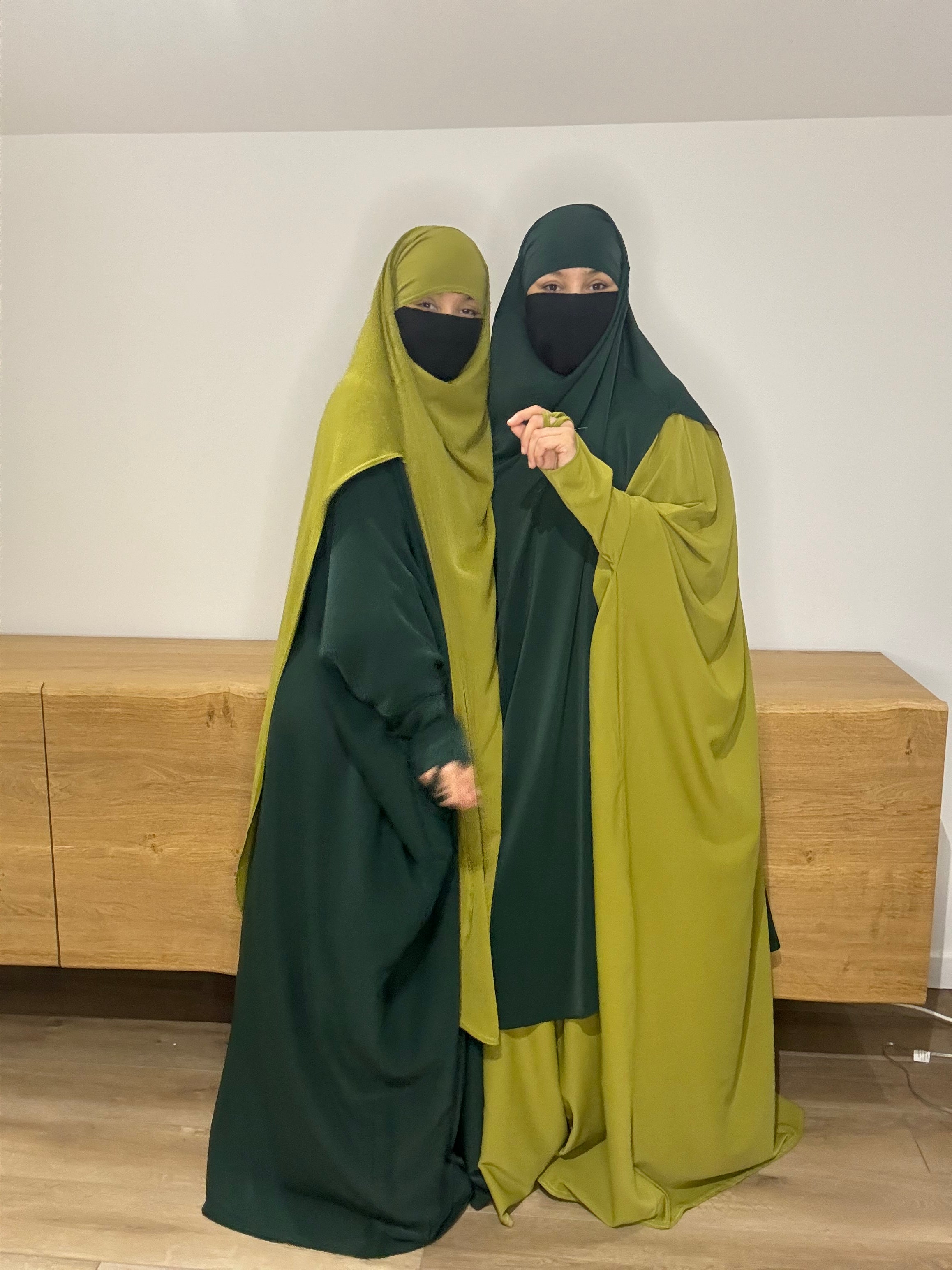 AL MASTURAH OPENED SIDES KHIMAR (3 lengths / all colours )