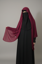 MAXI HIJAB CHIFFON NORA SQUARE 155/145 (all colours)