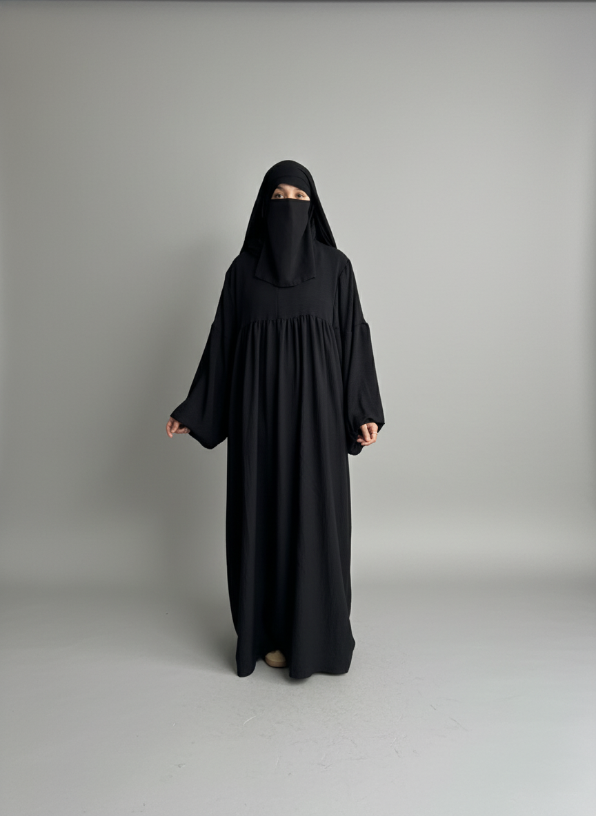 ABAYA HAYYA BUBBLE SLEEVES / ZIPP MUMMY