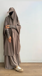 JILBAB CAVIARY PRESTIGE DELUXE tok (2 pieces skirt set )