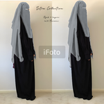 NIQAB RYAD 150 CM SUTRA  (all colours)