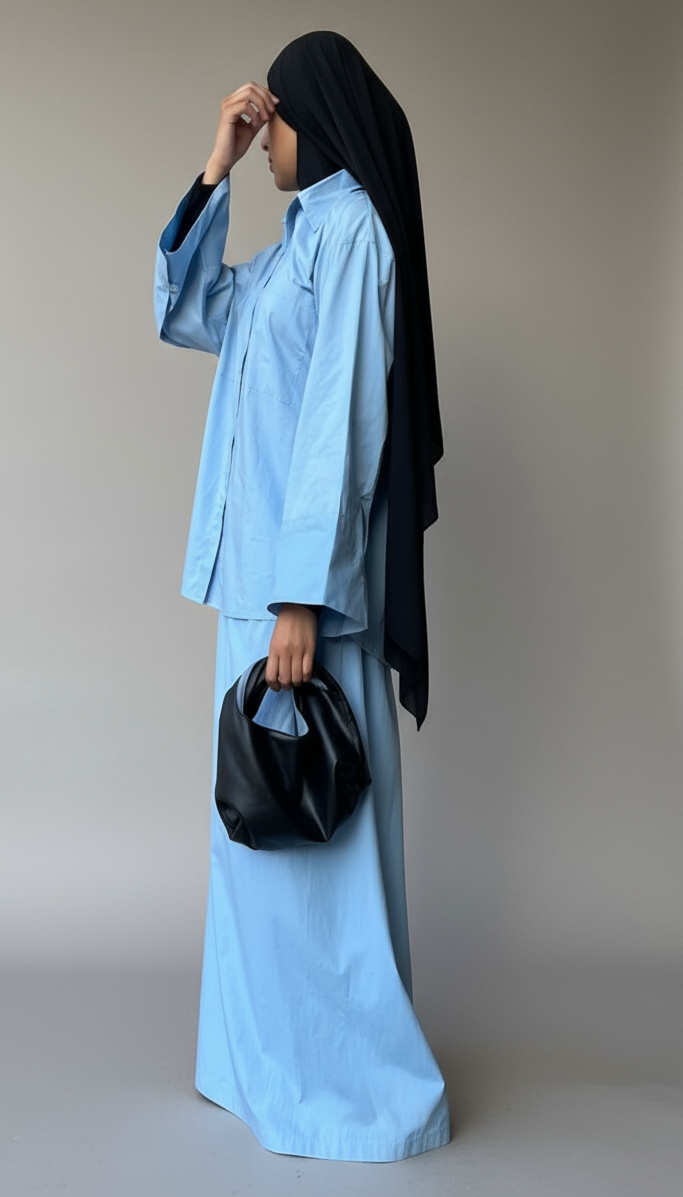 ALMAFI COTTON POCKET SET (Beige)