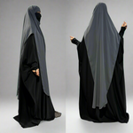 AL MASTURAH OPENED SIDES KHIMAR (3 lengths / all colours )