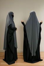 AL MASTURAH OPENED SIDES KHIMAR (3 lengths / all colours )