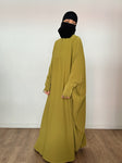 AL MASTURAH ABAYA ZIPP DELUXE ( all colours) premium