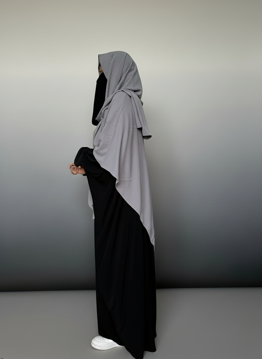 MALAYSIAN KHIMAR HIJAB 2 in 1  premium