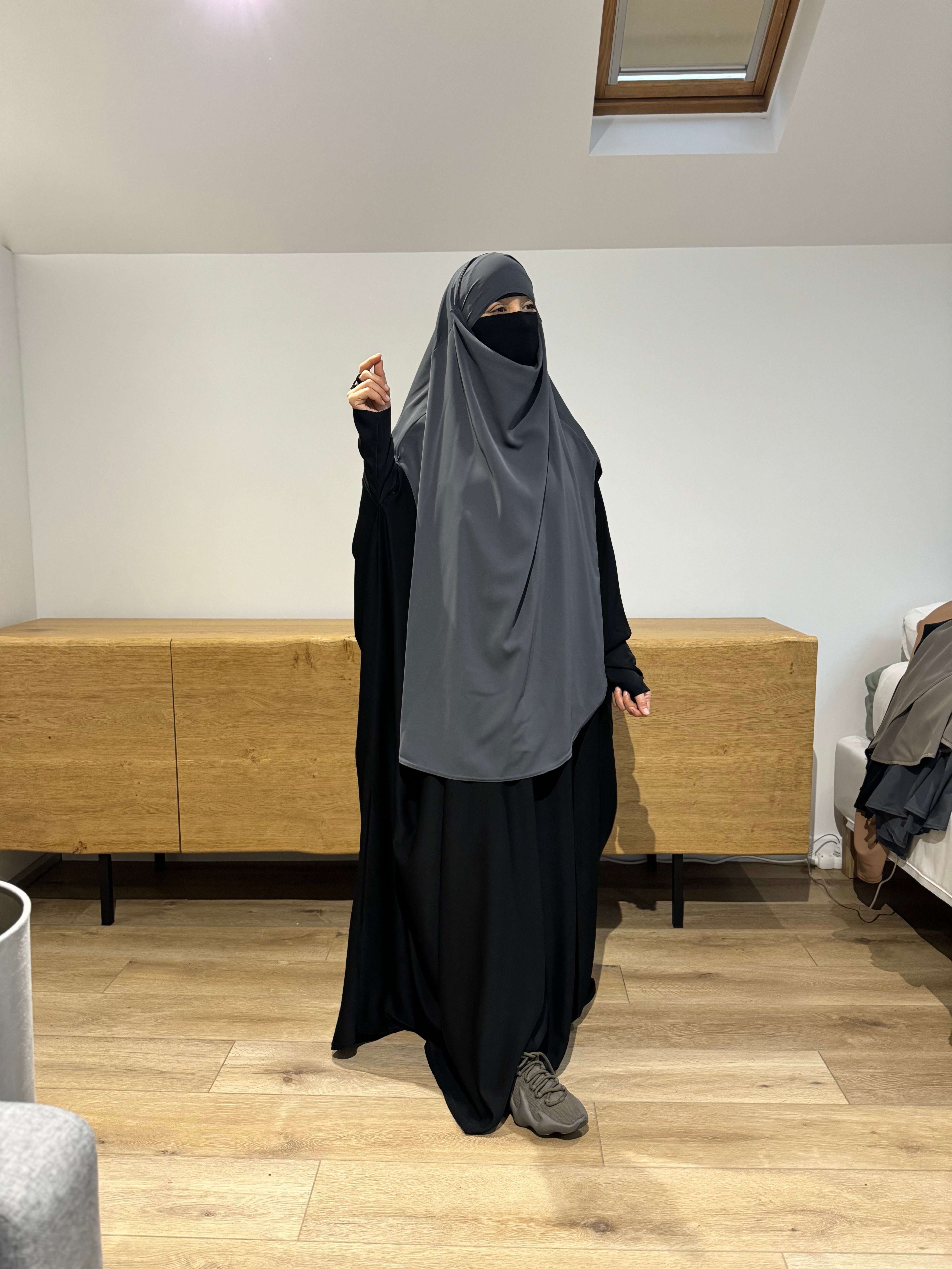 AL MASTURAH OPENED SIDES KHIMAR (3 lengths / all colours )