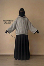 NEW KHAYRA CAVIARY DELUX SET (MAXI ZIPP TOP + SKIRT) tok