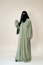 THE MALIKA SET     (ABAYA+KIMONO)