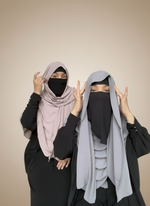 MALAYSIAN KHIMAR HIJAB 2 in 1  premium