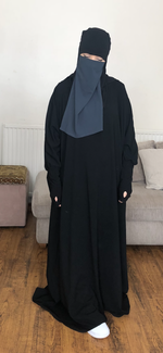 HALF NIQAB CREPE PREMIUM (all colours )