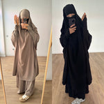 JILBAB CAVIARY PRESTIGE DELUXE tok (2 pieces skirt set )