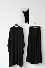 NEW KHAYRA CAVIARY DELUX SET (MAXI ZIPP TOP + SKIRT) tok