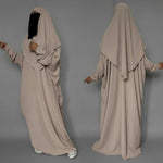 THE SIMPLY HAYYA SET (butterfly abaya + Khimar )