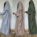 THE SIMPLY HAYYA SET (butterfly abaya + Khimar )