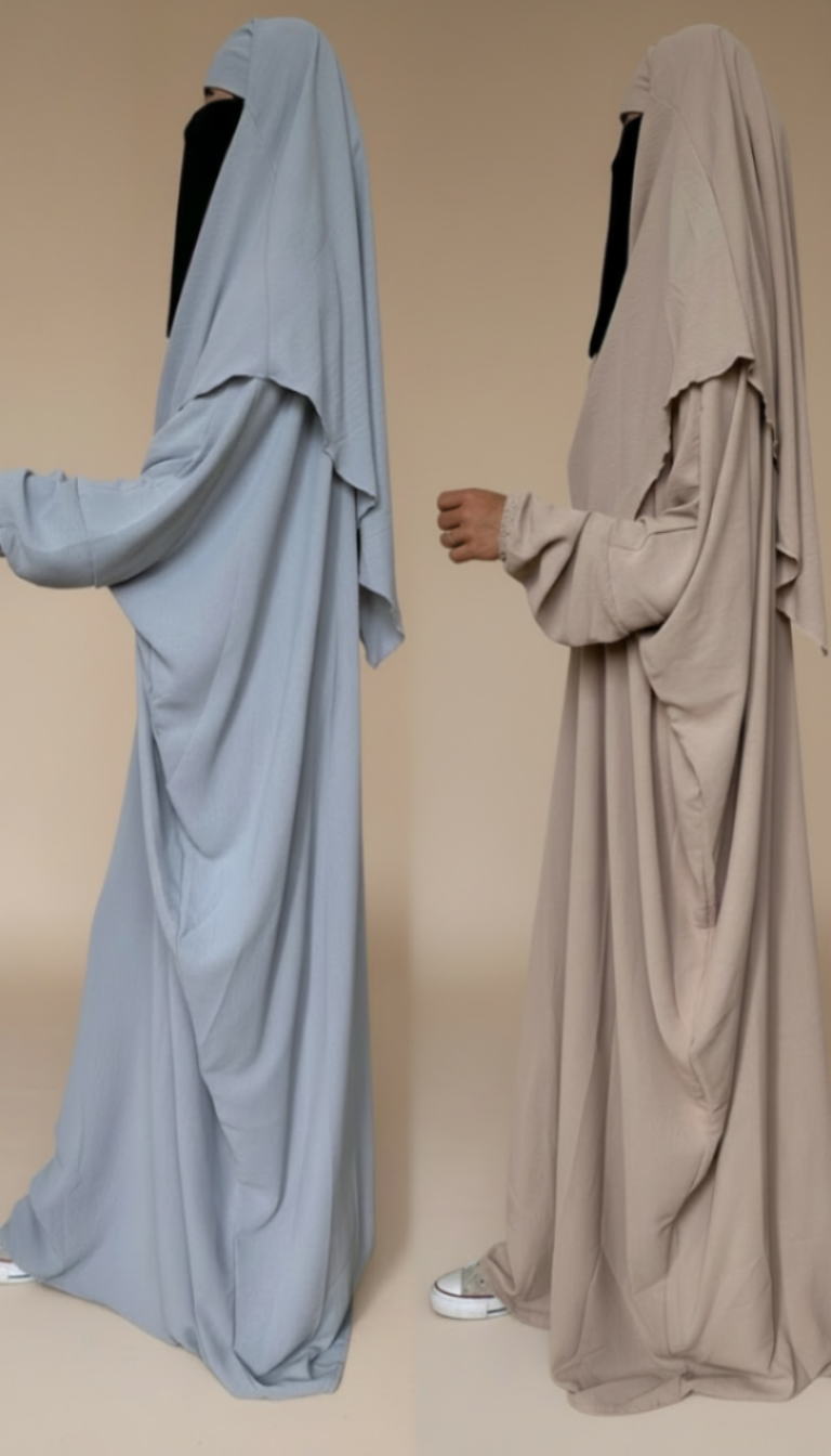 THE SIMPLY HAYYA SET (butterfly abaya + Khimar )