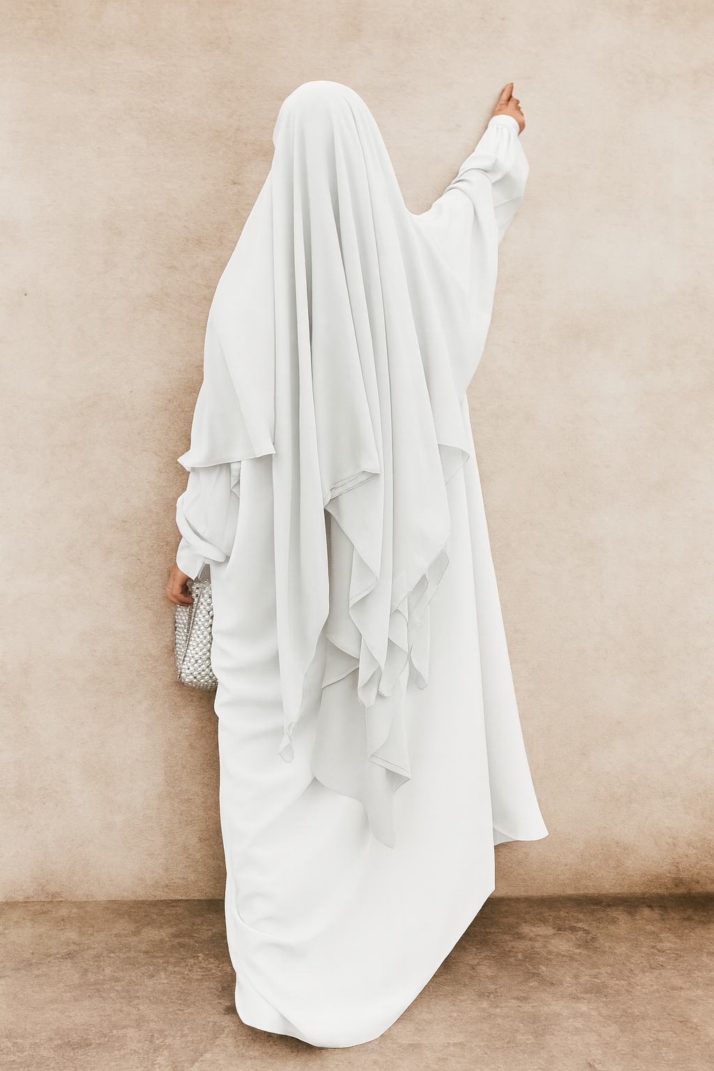 3 LAYERS KHIMAR & CHIFFON THE FARASHA Co (all colours)