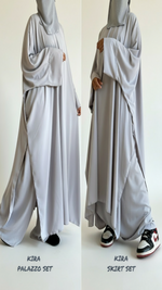 KIRA DELUX SET PREMIUM (Skirt or palazzo) all colours