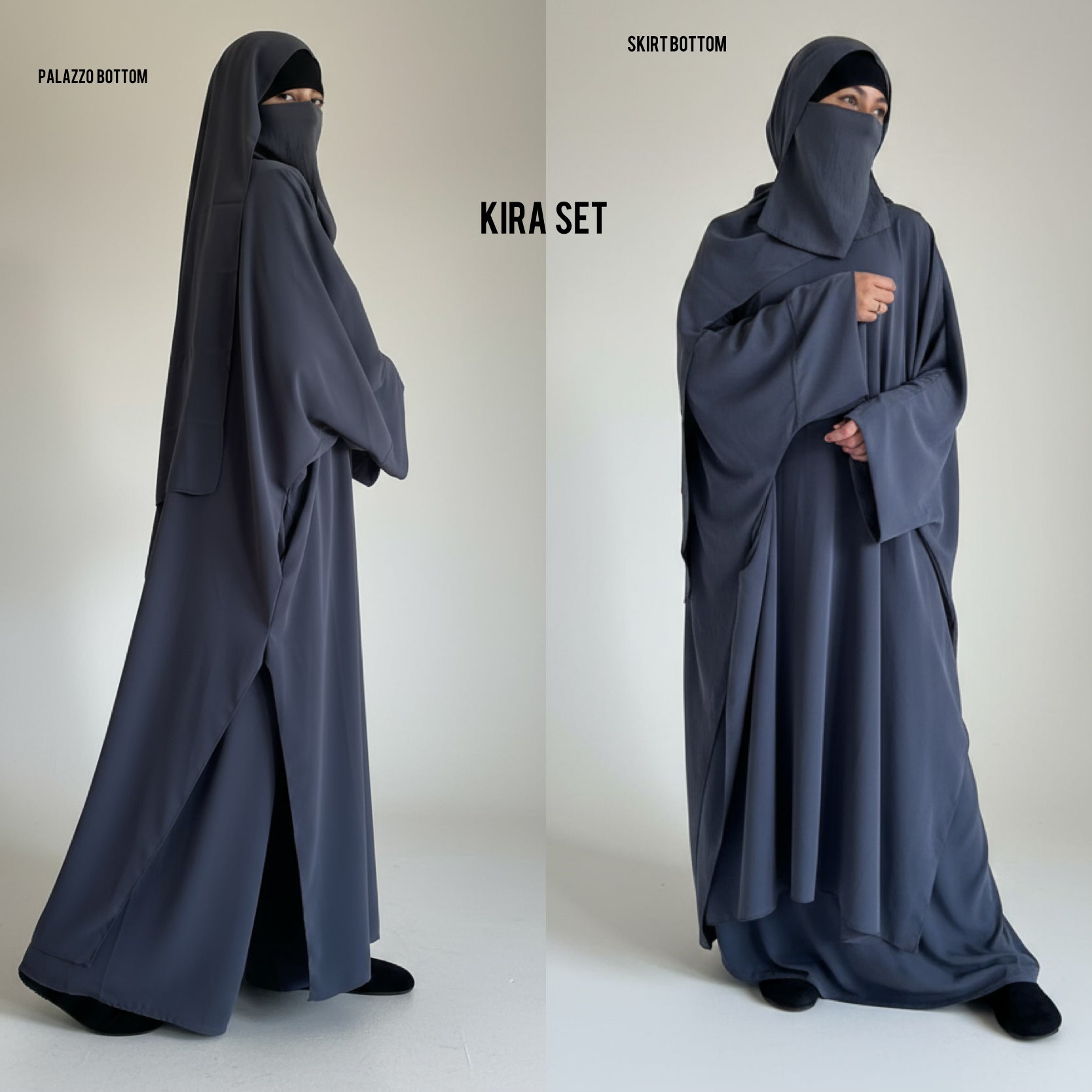 KIRA DELUX SET PREMIUM (Skirt or palazzo) all colours