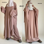 KIRA DELUX SET PREMIUM (Skirt or palazzo) all colours