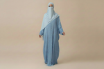 ABAYA WAFFLE + HIJAB SET FATEMAH