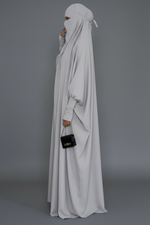 JILBAB 1 PIECE MAKKAH DELUXE frilly sleeves (all colours)