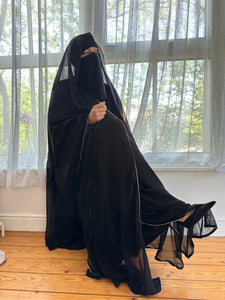 FARASHA ABAYA-CAPE Chiffon (+scarf)