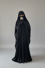 SET EMPORIA DELUXE KAFTAN ZIPP + HIJAB (all colours & sizes)