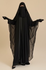 FARASHA ABAYA-CAPE Chiffon occasion (+ scarf )