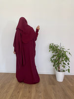 JILBAYA HAYYA ALL IN ONE : Abaya + ninja + maxi Scarf (all colors)