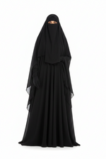 THE MADINA OPEN & CLOSE KHIMARY 3 LAYERS