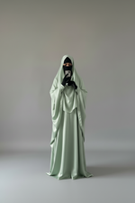 SET EMPORIA DELUXE KAFTAN ZIPP + HIJAB (all colours & sizes)