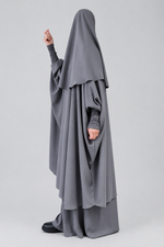 SET MAKKAH DELUX top frilly sleeves + skirt   (all colours )