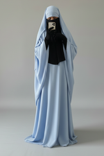 SET EMPORIA DELUXE KAFTAN ZIPP + HIJAB (all colours & sizes)