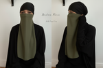 KHAYRA HALF NIQAB ONLY (2 sizes) All colours