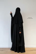 SET MAKKAH DELUX top frilly sleeves + skirt   (all colours )